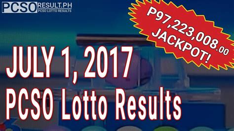 July 6, 2017: 2017: PCSO EZ2 Results.